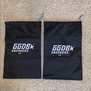 Golden goose dust bags!